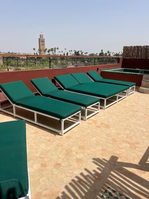 Pool view, sunbed