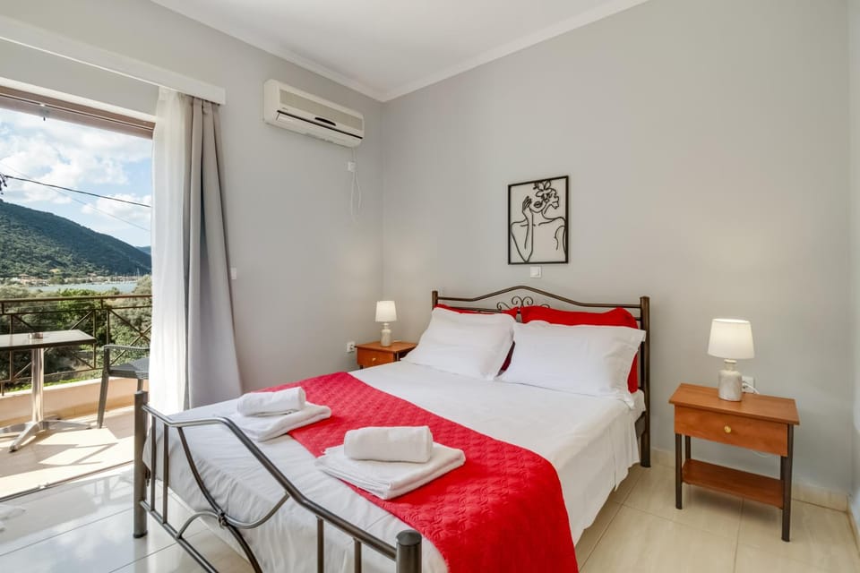 Property building, Living room, Bedroom