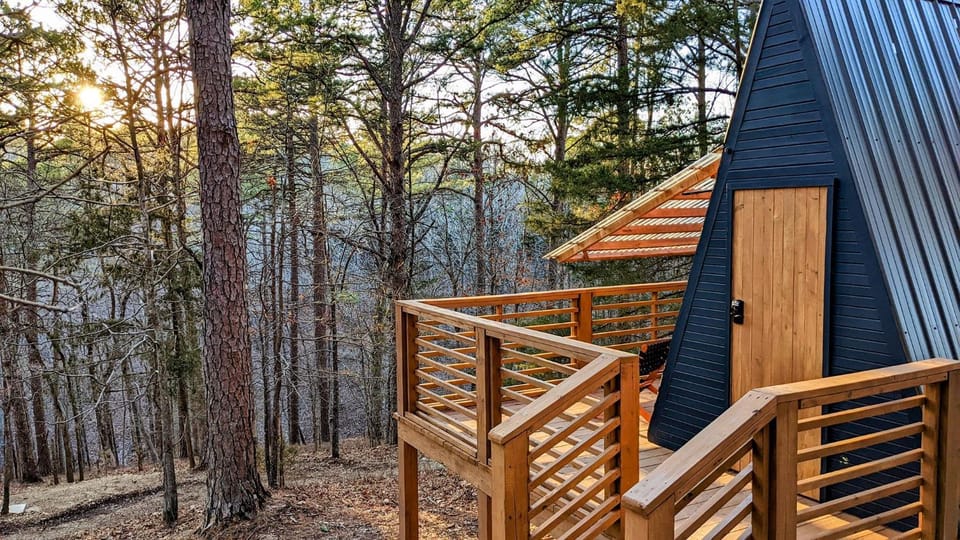 Loblolly Pines #3 Adventure Aframe House in Eureka Springs
