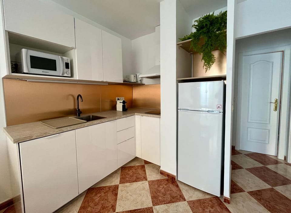 Kitchen or kitchenette, dishwasher