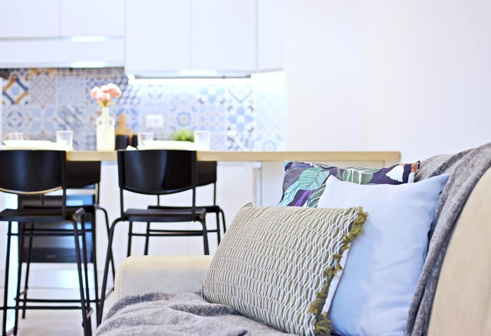 Living room, Seating area, Dining area