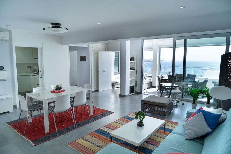 Villa Deluxe Porto Mare-Fragata 17-PasitoBlanco-Terrace Panoramic seaview Apartment in Pasito Blanco