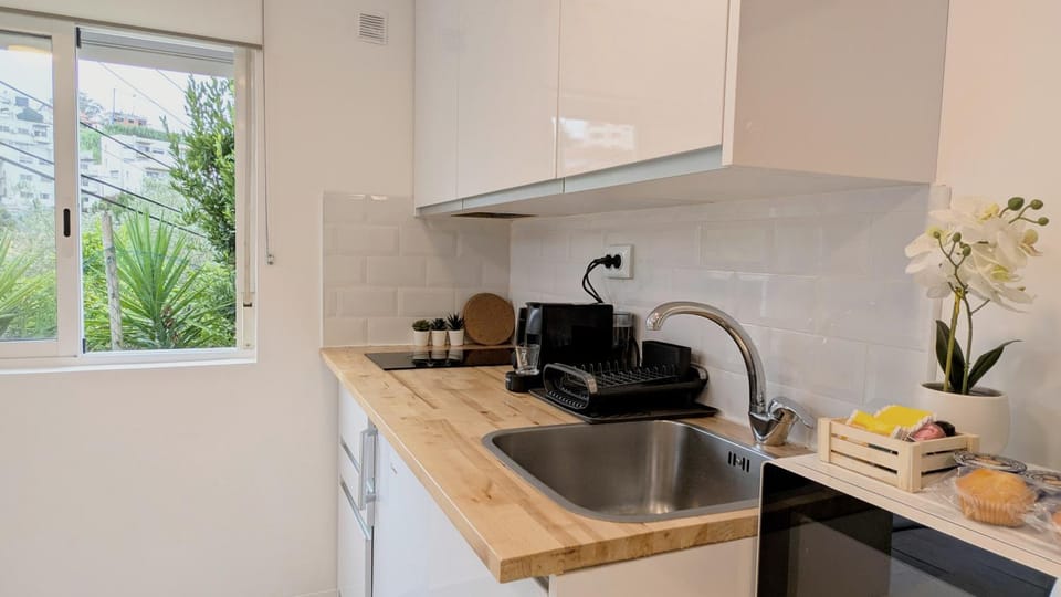 Coffee/tea facilities, Kitchen or kitchenette, minibar, stove, toaster