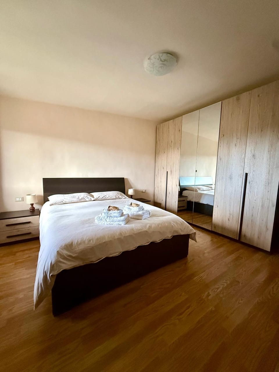 Bed, Photo of the whole room, Bedroom, wardrobe