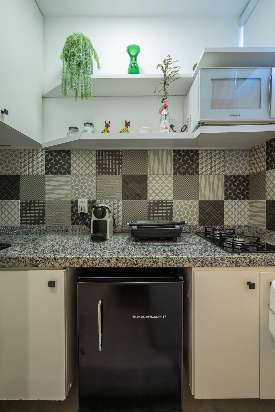 Kitchen or kitchenette, oven, stove, toaster