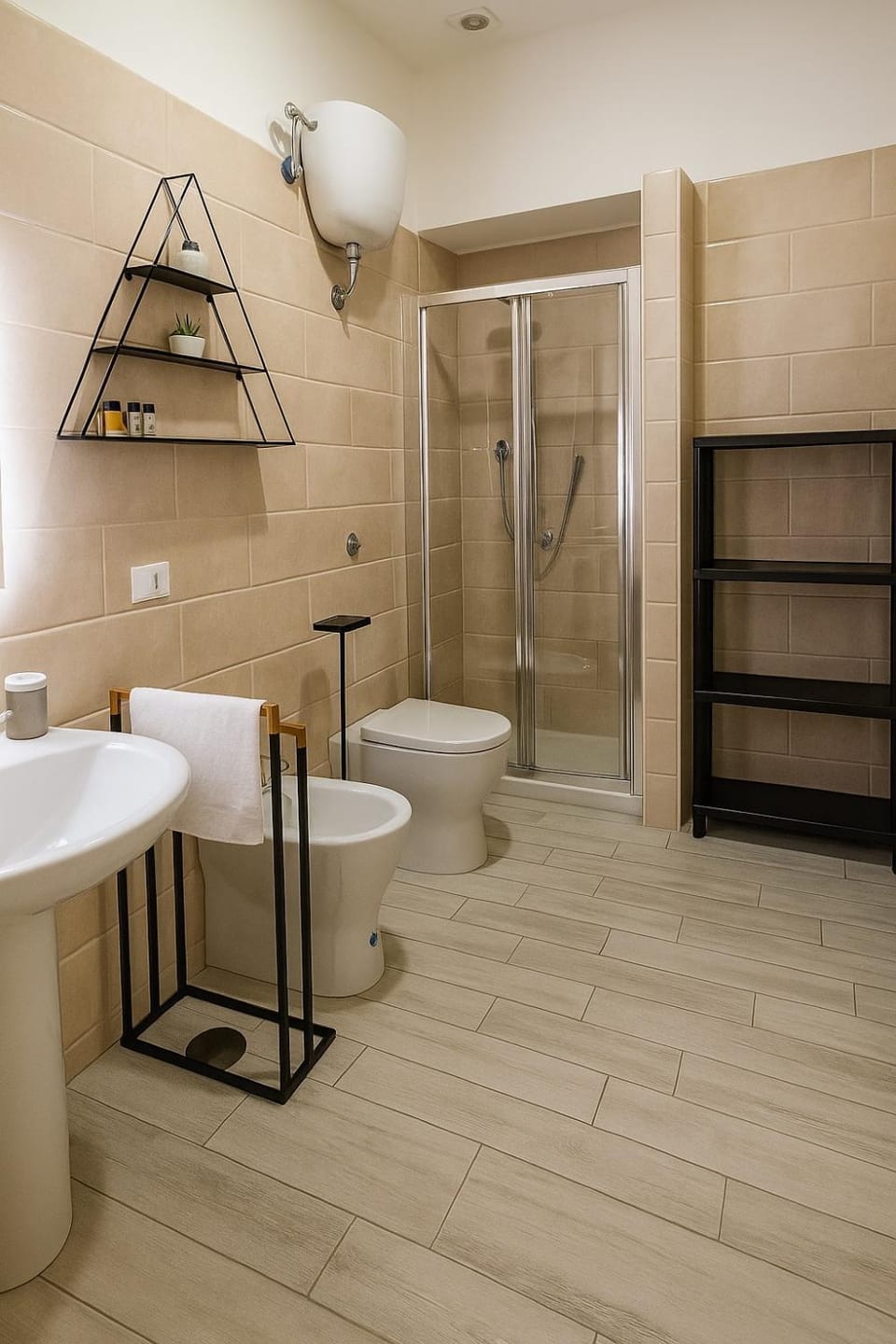 Shower, Bathroom, towels
