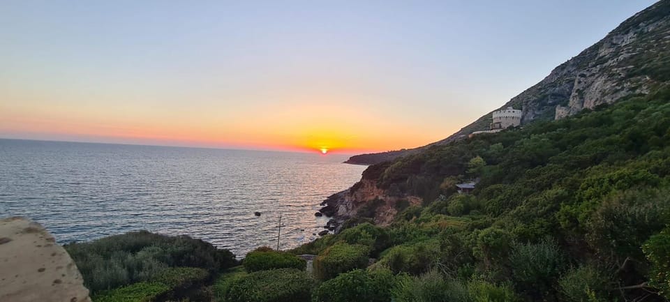 Nearby landmark, Natural landscape, Landmark view, Sea view, Sunset