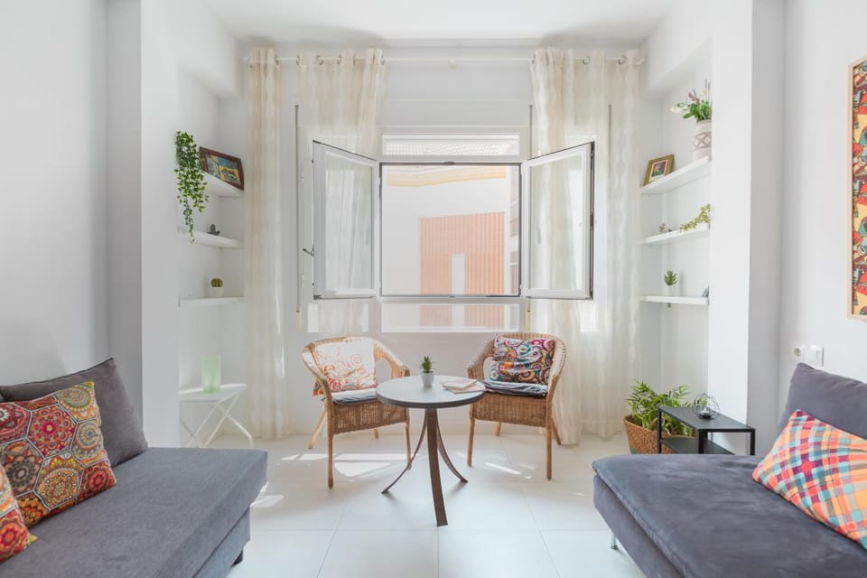 Living room, air conditioner