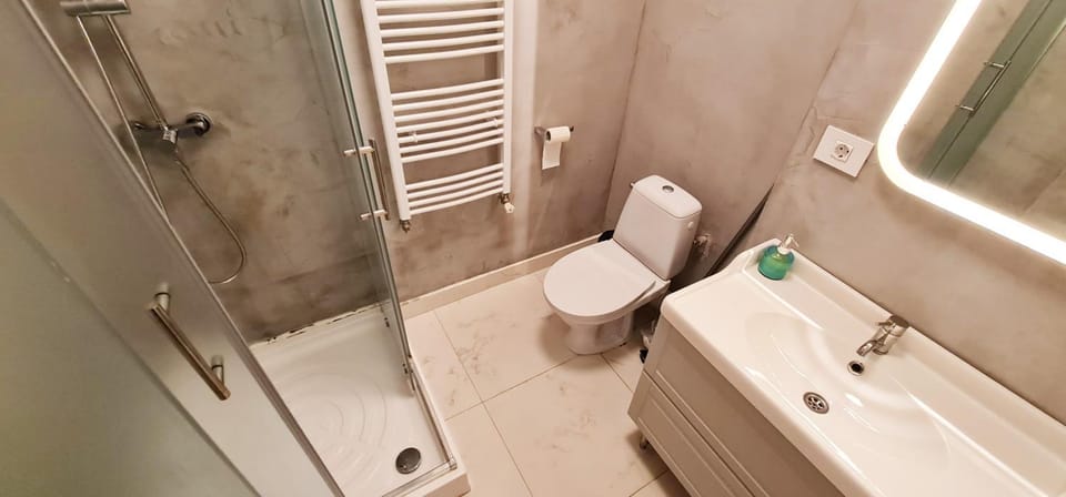 Shower, Toilet, Bathroom, towels
