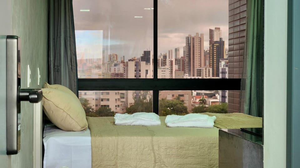 Bed, View (from property/room), towels