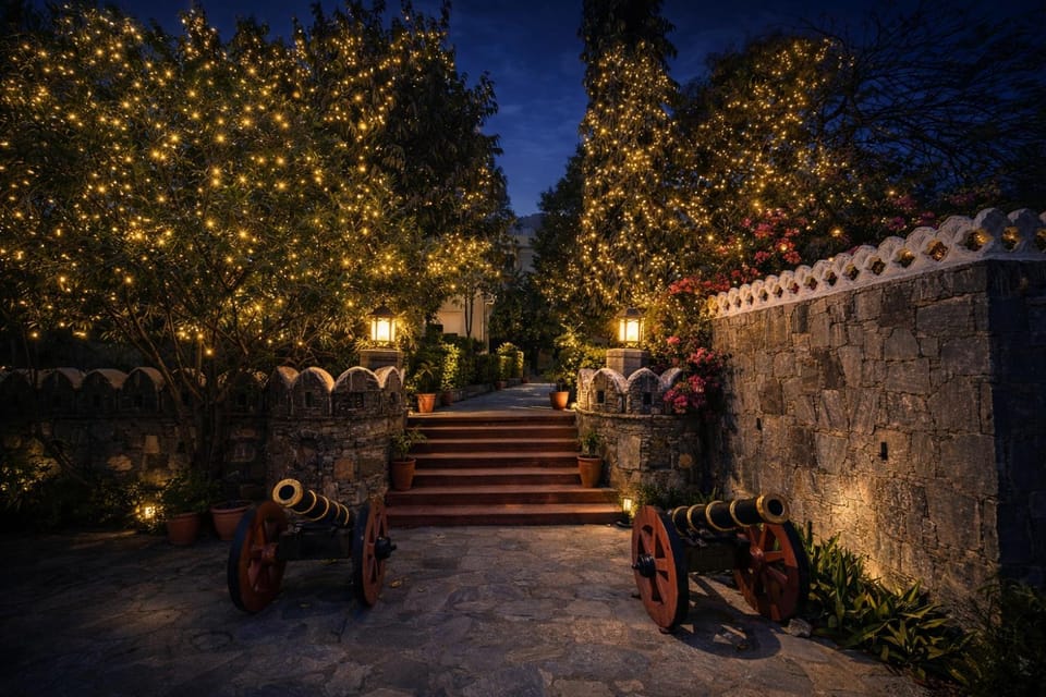 Night, Garden view