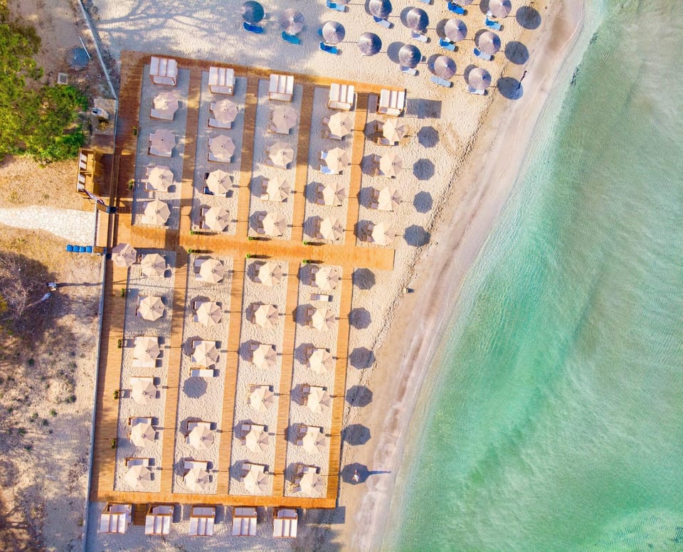 Beach, sunbed