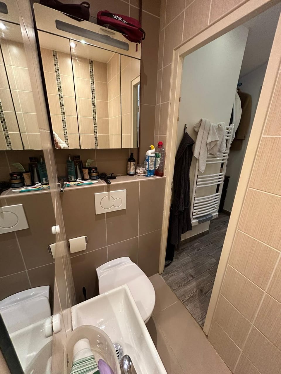Shower, Toilet, Bathroom, towels