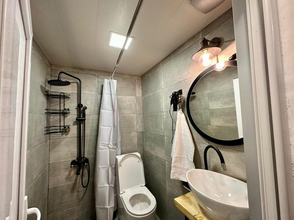 Shower, Toilet, Bathroom, towels