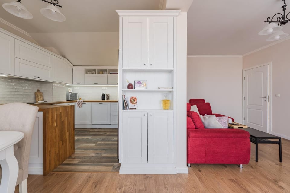 Kitchen or kitchenette, Living room, Decorative detail