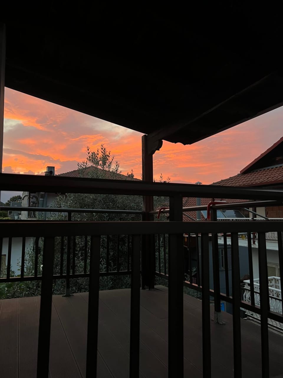 Natural landscape, View (from property/room), Balcony/Terrace, Sunset