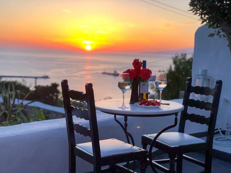 View (from property/room), Balcony/Terrace, Sea view, Sunset