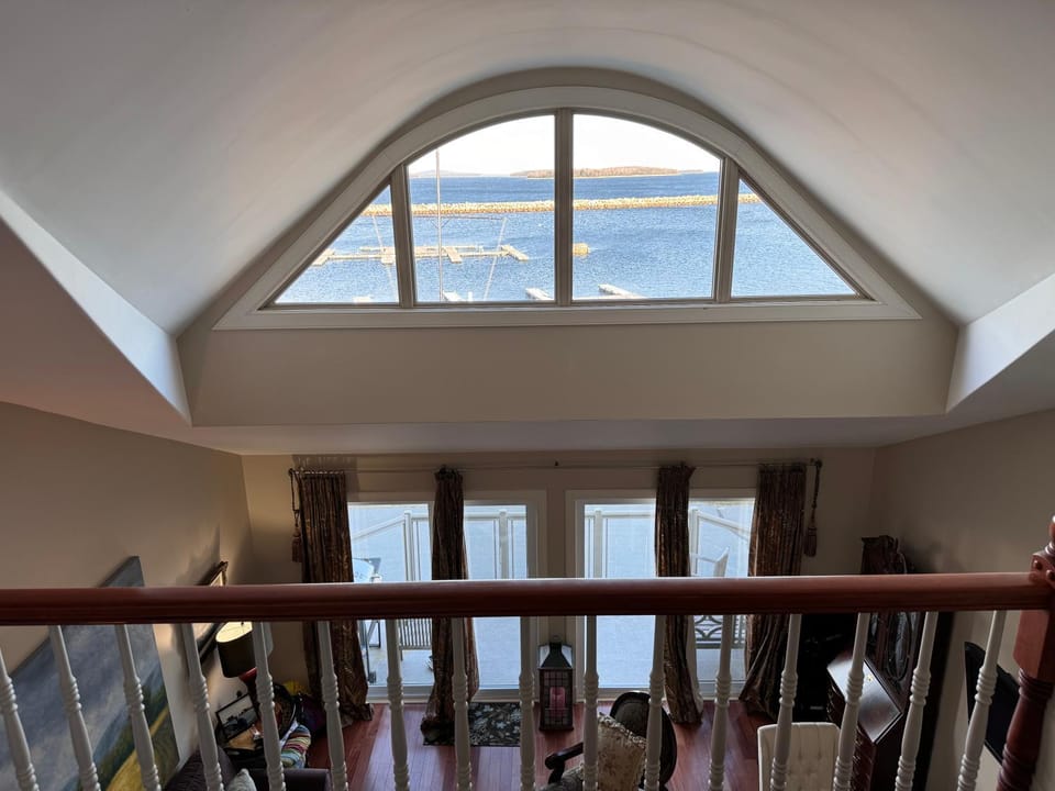View (from property/room), Living room, Sea view