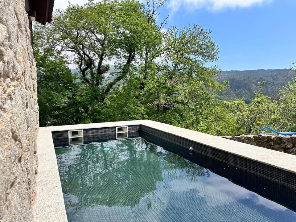 Natural landscape, Mountain view, Swimming pool