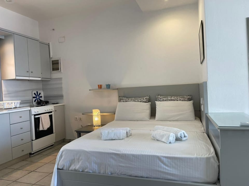 City Centre Tinos Studio with Old Port Sea View & Balcony Apartment in Decentralized Administration of the Aegean