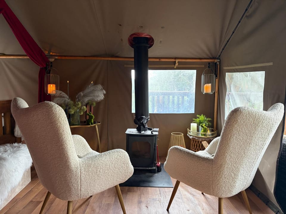 Luxury tree top glamping safari tent Luxury tent in County Kerry