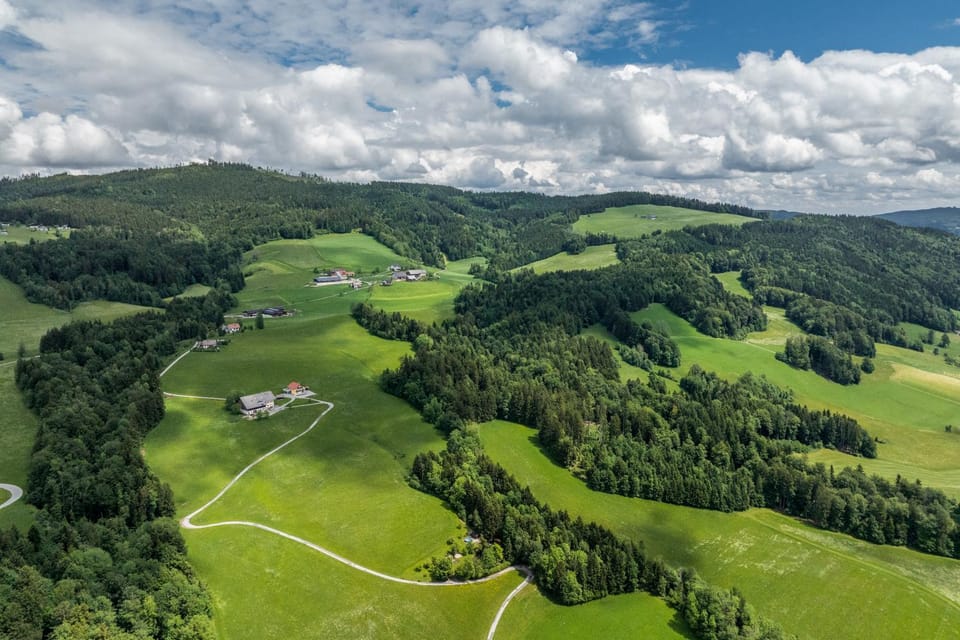 Nearby landmark, Spring, Day, Natural landscape, Bird's eye view, Mountain view
