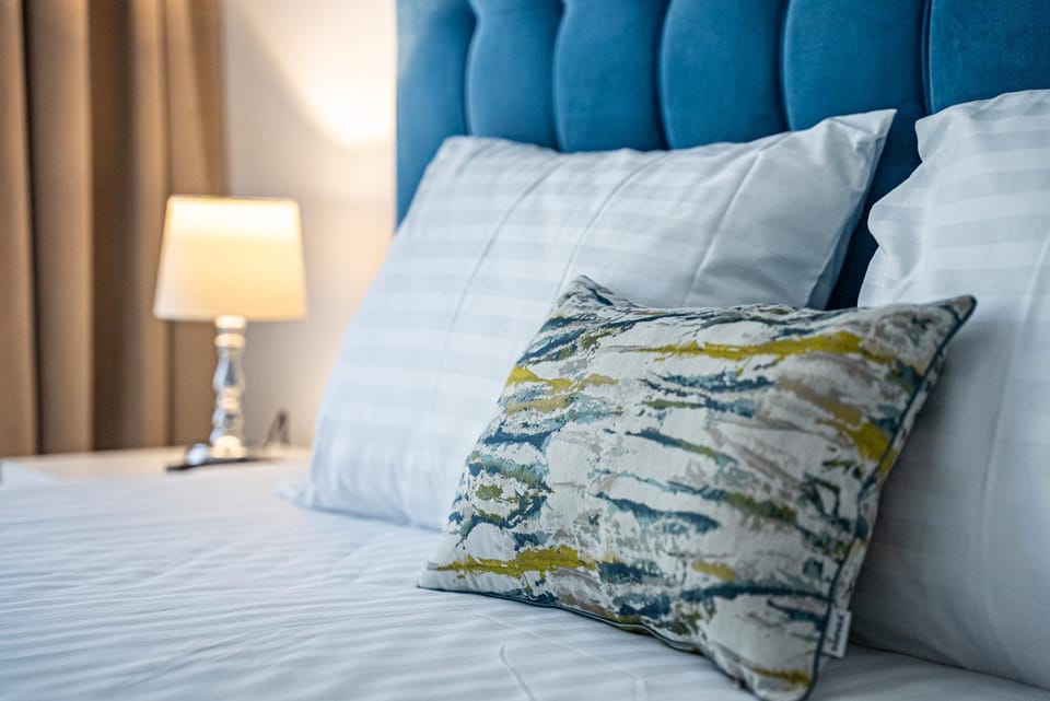 Bed, Decorative detail, Bedroom