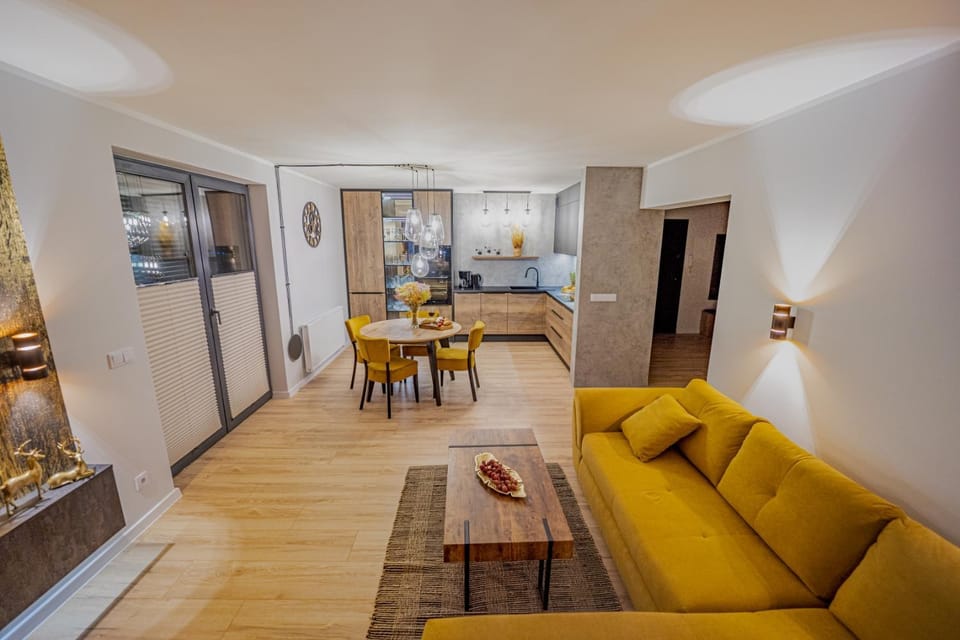 Living room, kitchen