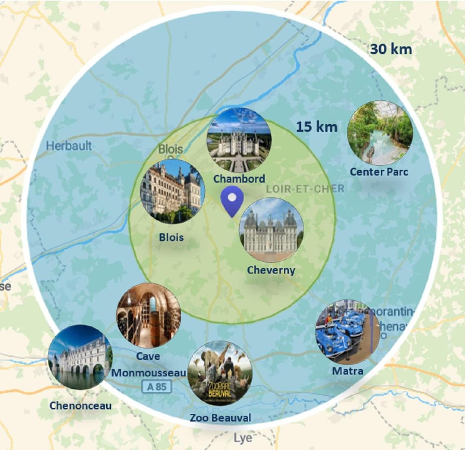 Nearby landmark, Location