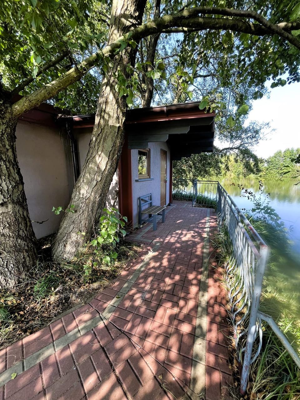 Dobre Miejsce- domki letniskowe nad stawem Nature lodge in West Pomeranian Voivodeship, Poland