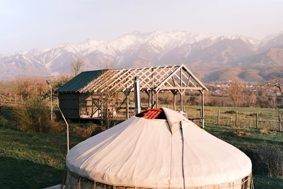 Nomad Yurt, 60 year old Luxury tent in Almaty Region, Kazakhstan