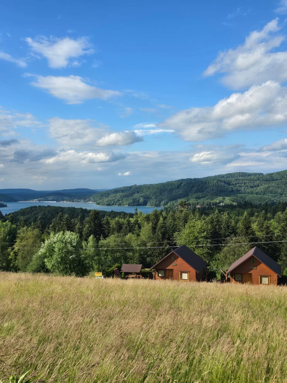 Property building, Natural landscape, Lake view, Mountain view