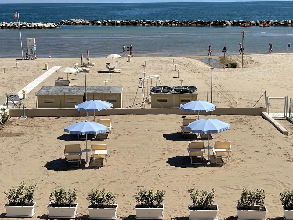 Natural landscape, Beach, Sea view, sunbed
