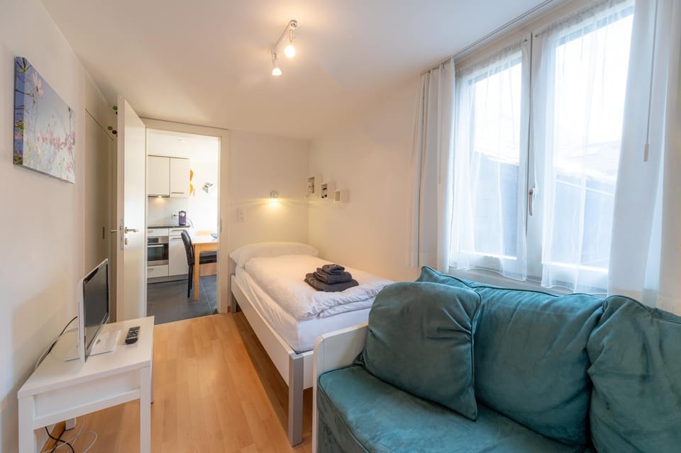 Bed, TV and multimedia, Photo of the whole room, Seating area
