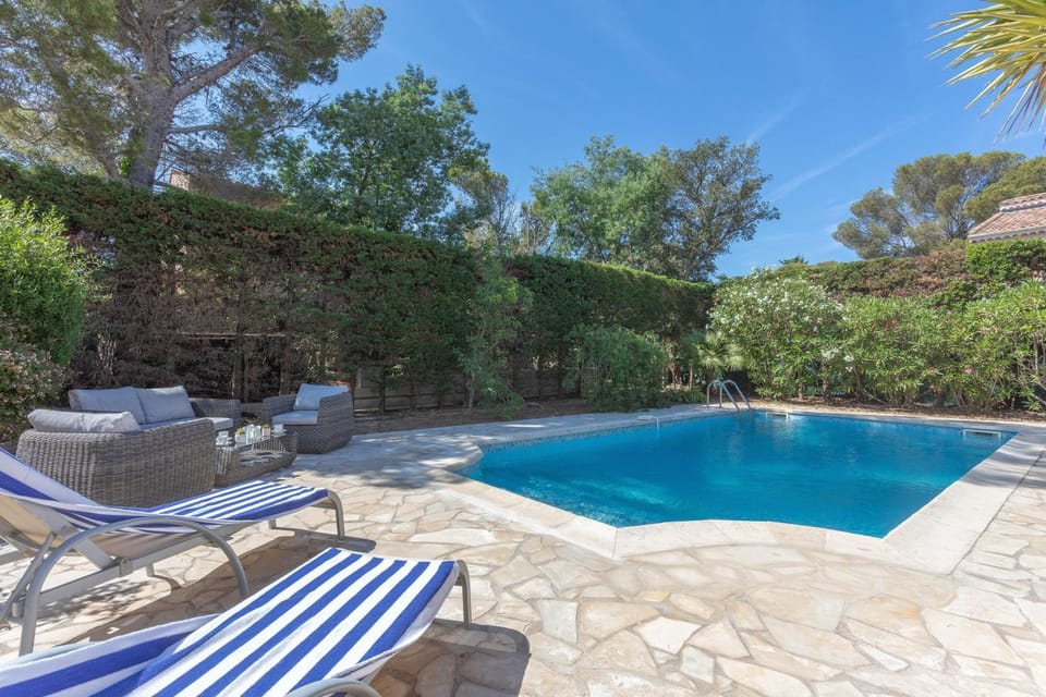 Property building, Living room, Swimming pool