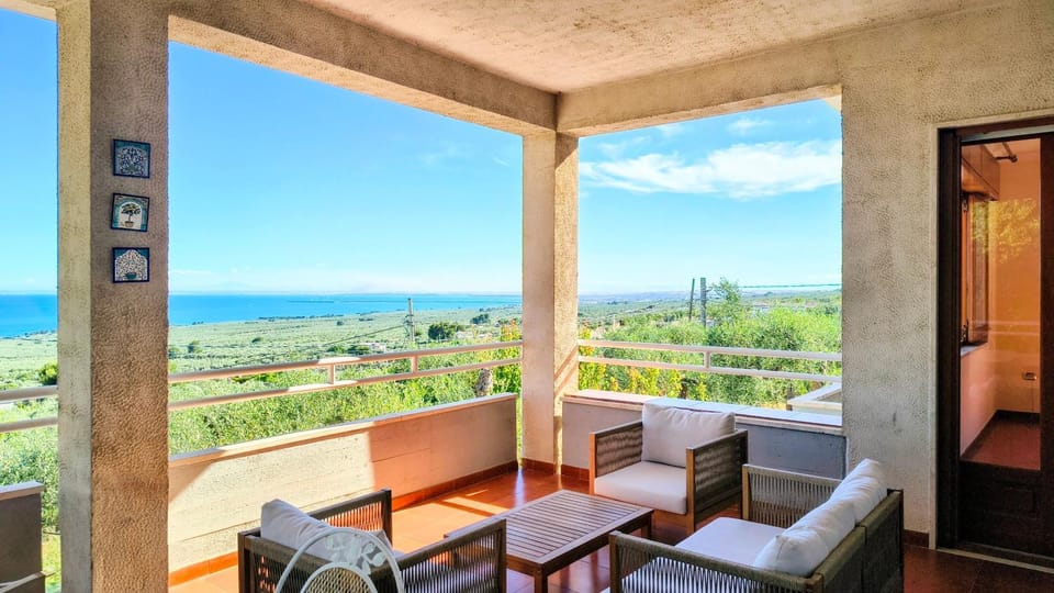 Property building, Patio, View (from property/room), Balcony/Terrace, Sea view