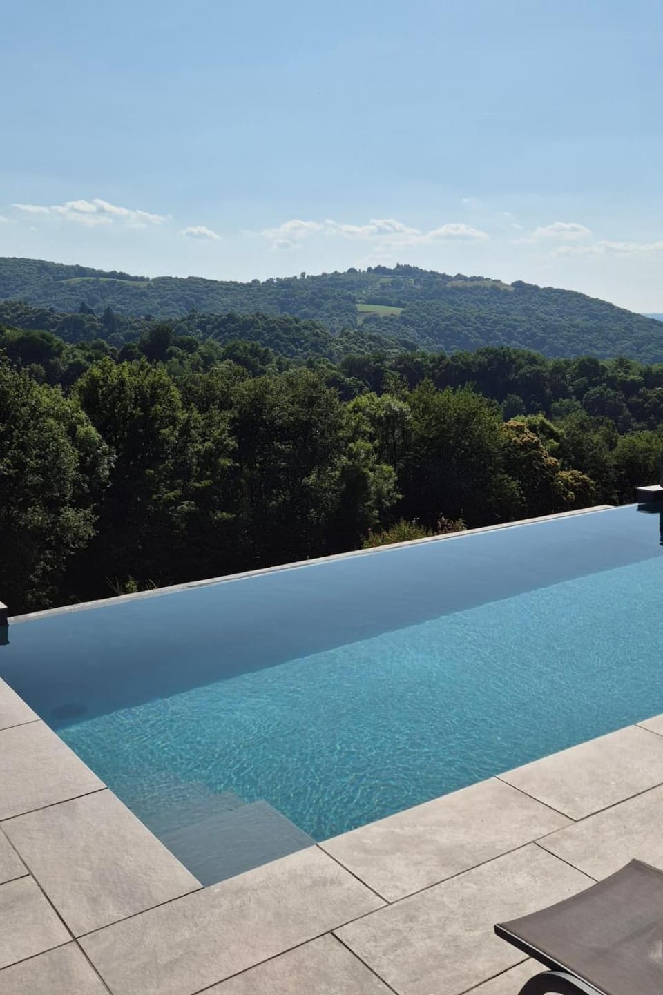 Aubié modern barn swimming pool and AC House in Occitanie