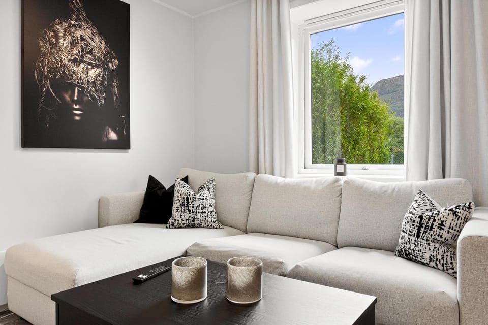 Natural landscape, Living room, Seating area, Mountain view