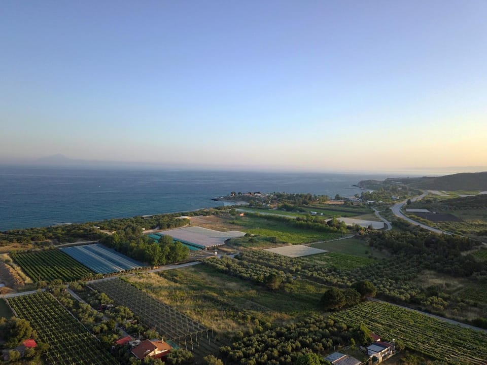 Nearby landmark, Bird's eye view, Sea view, Sunset