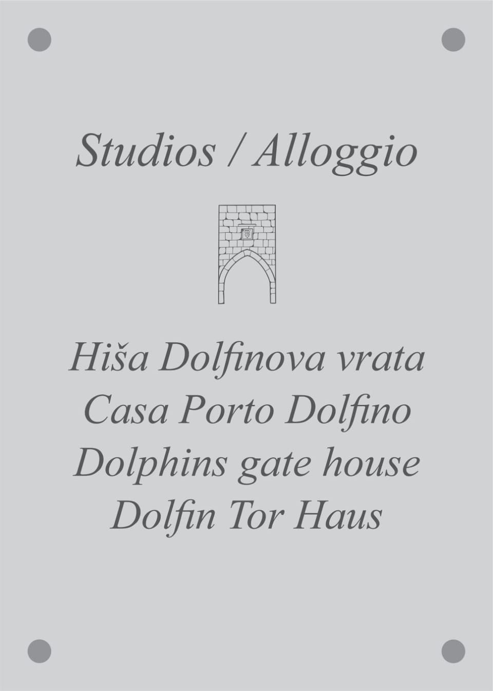 Don Dolfino Guesthouse - Hiša Dolfinova vrata Apartment in Piran