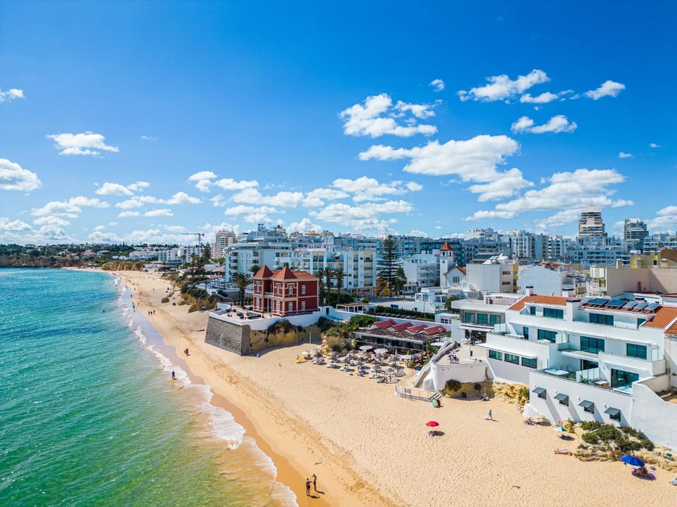 Natural landscape, Bird's eye view, Beach, City view, Sea view