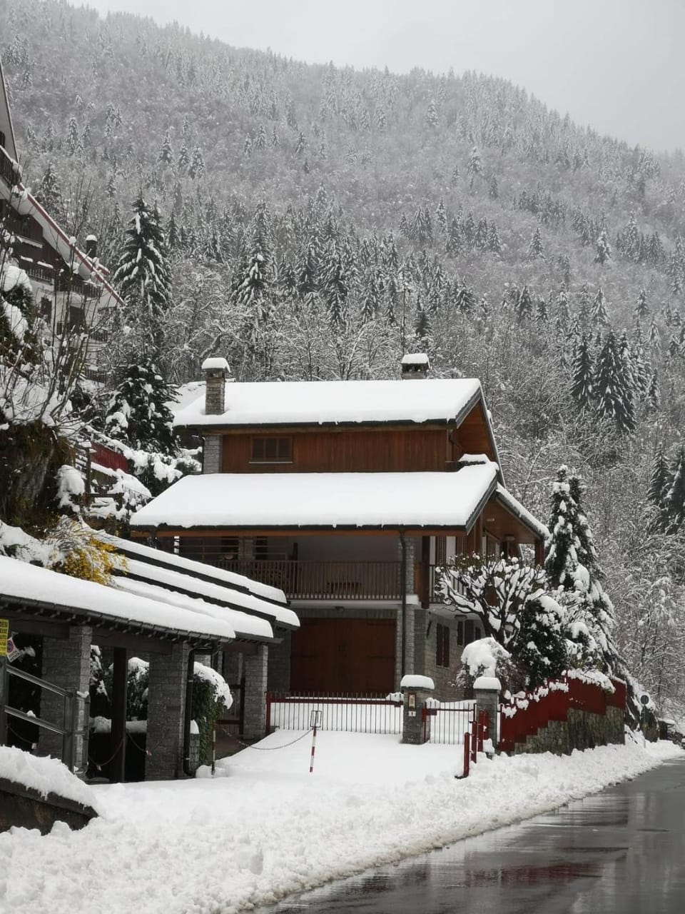 Property building, Natural landscape, Winter
