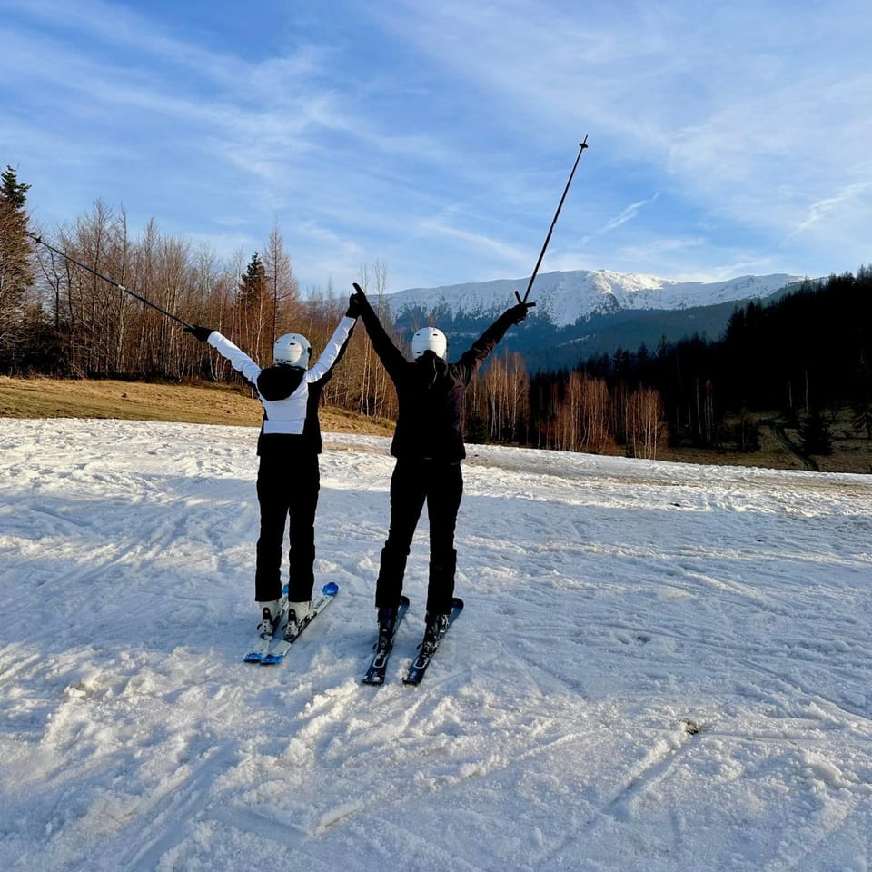 Winter, Skiing, Skiing