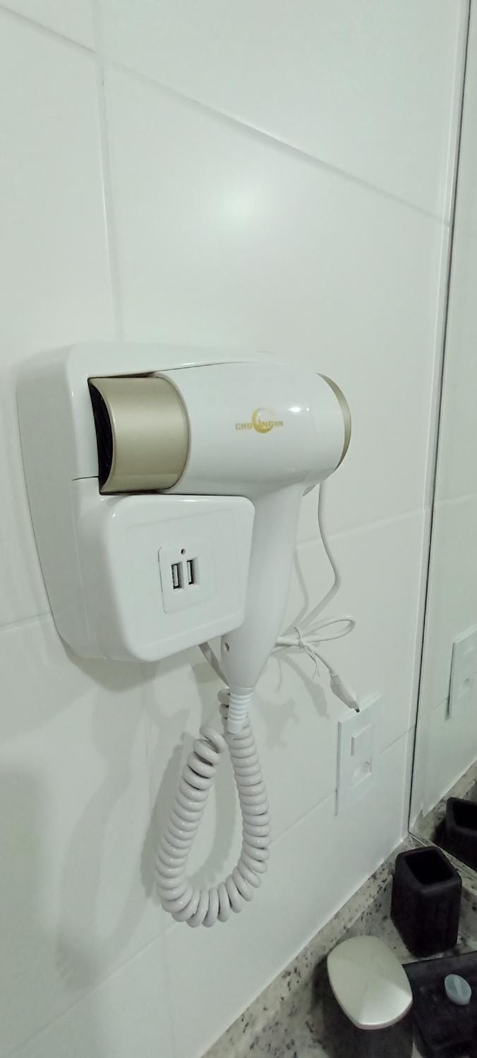 Bathroom, hair dryier