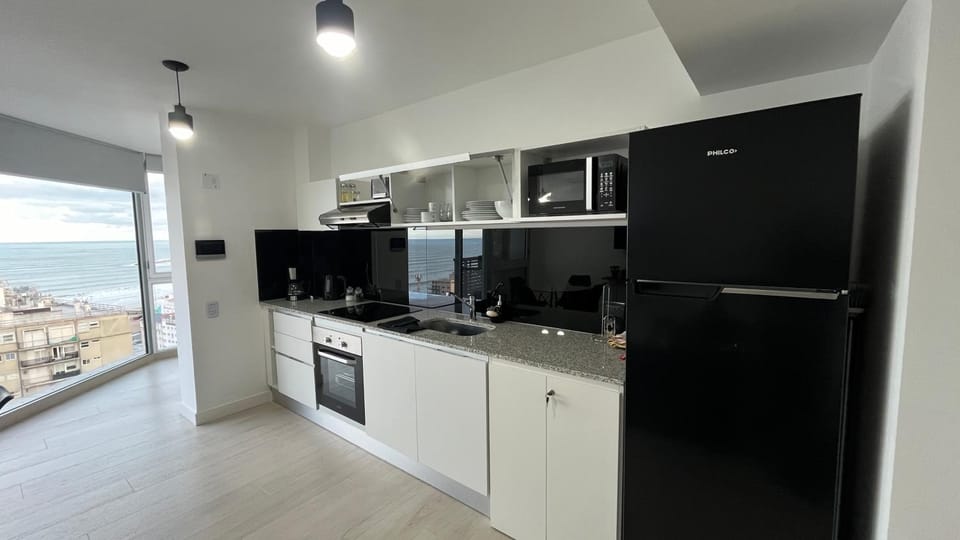 Bird's eye view, Sea view, kitchen