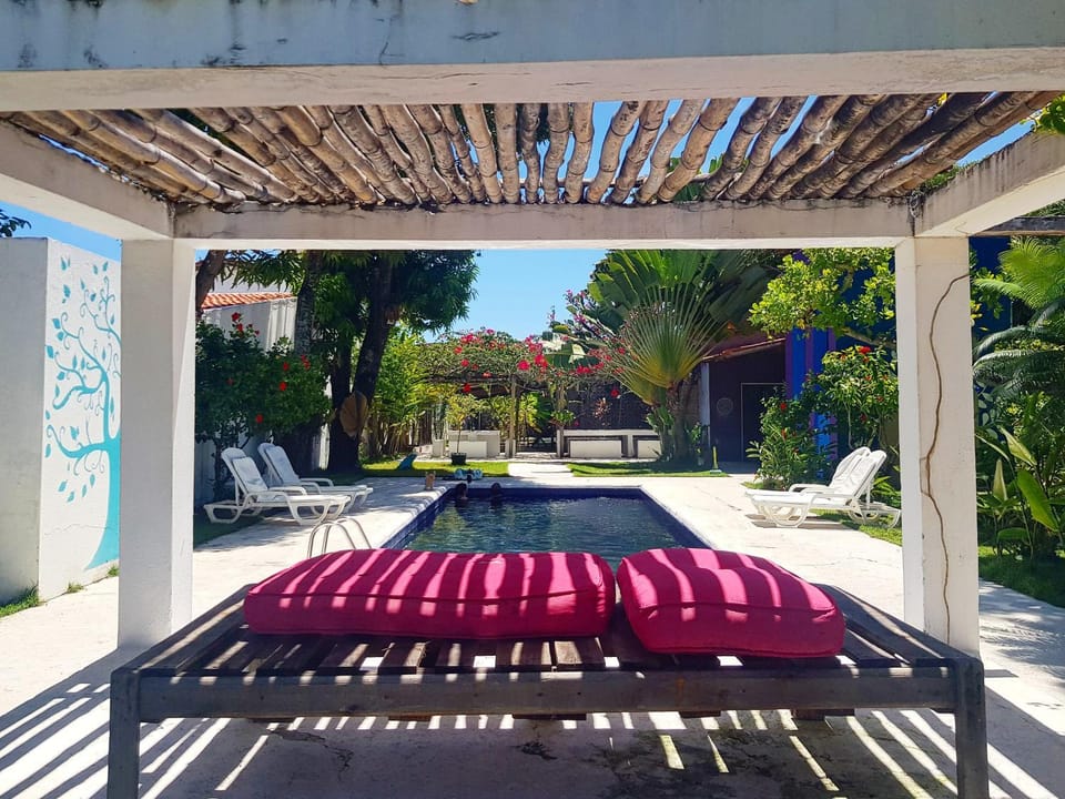 Garden view, sunbed