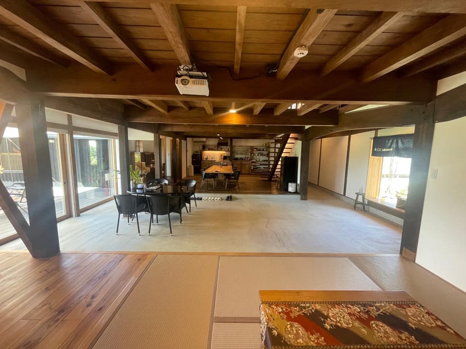 Dining area, air conditioner