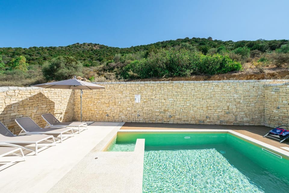 Property building, Living room, Swimming pool