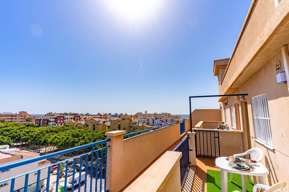Property building, Day, View (from property/room), Balcony/Terrace, City view, Sea view