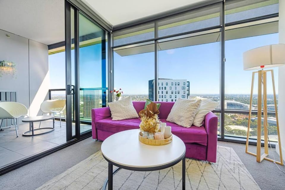 Olympic Park with View Parking near Train Apartment in Sydney